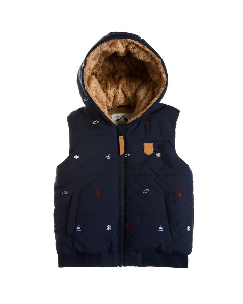 Vest jacket with fluffy lining (12 months-5 years)