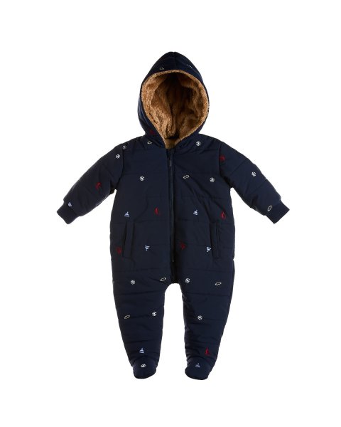 Pramsuit Tender Comforts with embroidered elements (1-12 months)