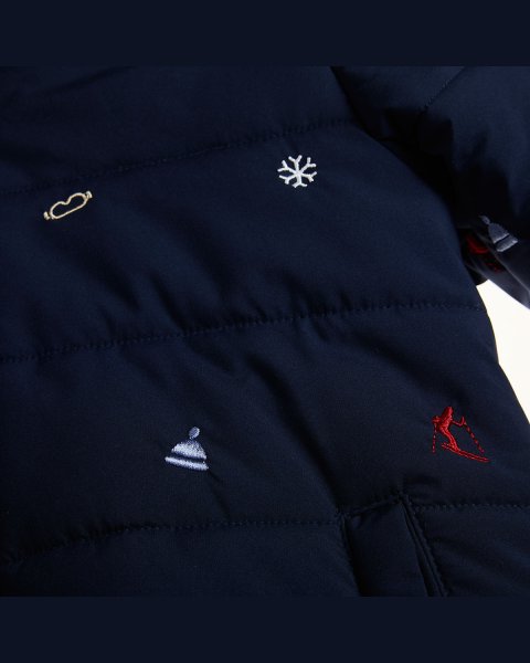 Pramsuit Tender Comforts with embroidered elements (1-12 months)