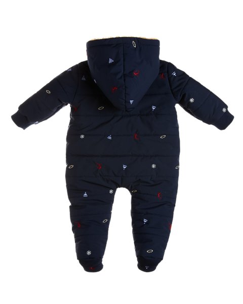 Pramsuit Tender Comforts with embroidered elements (1-12 months)