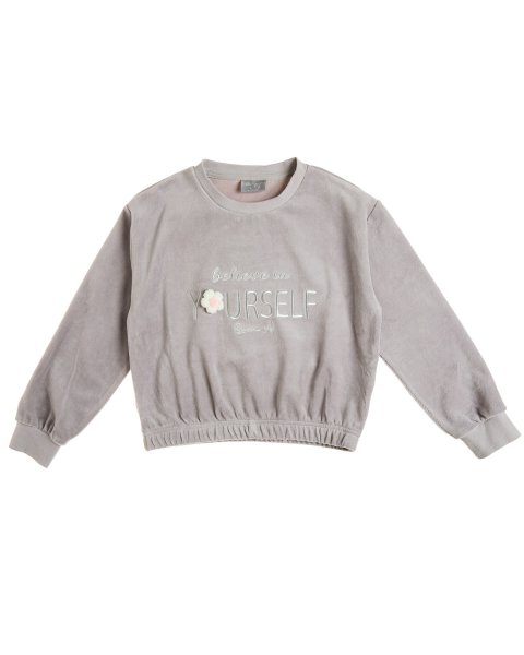 Tracksuit velour with embroidery (6-14 years)
