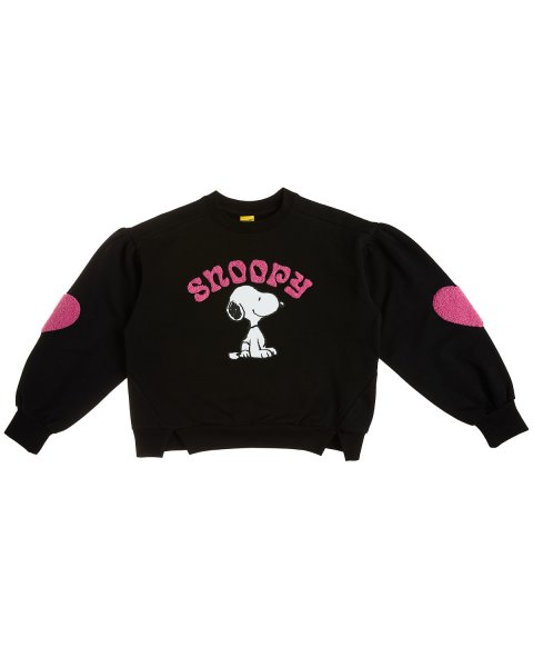 Μπλούζα φούτερ Snoopy με ανάγλυφα στοιχεία (6-14 ετών)