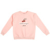Top cotton fleece blend with embroidery and pom pon (12 months-5 years)