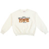 Top cotton fleece blend with embroidery (12 months-5 years)