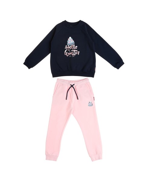 Set Five Star cotton fleece blend with glitter details (12 months-5 years)
