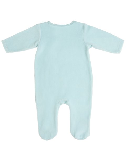 Babygrow velour Tender Comforts with embroidery (1-12 months)