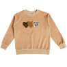 Tracksuit velour with embroidery and sequins (6-14 years)