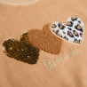 Tracksuit velour with embroidery and sequins (6-14 years)