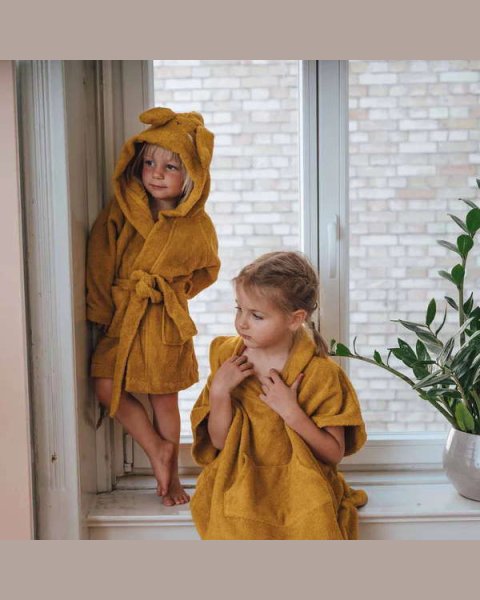 Μπουρνουζοπετσέτα 100% organic cotton κουνέλι (65x62εκ.)