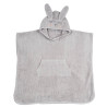 Hooded towel 100% organic cotton rabbit (65x62cm)