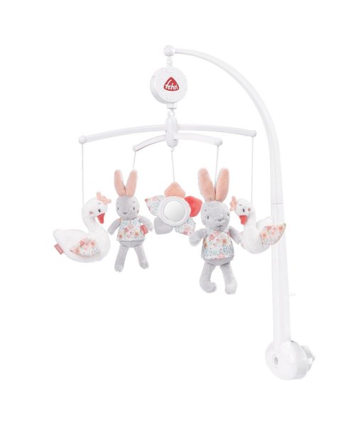 Musical crib toy Fehn with swans (0+ months)