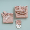 Bath glove kikadu organic pink bunny (0+ months)