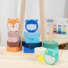 Animal Towers stacking wooden educational toy (12+ months)