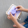 Wooden educational toy - Rabbit cube (12+ months)