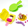 Kit 6 cans 59 g Soft Dough with tools Ice creams & Waffles (3+ years)