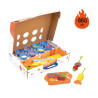 Kit 8 cans 59 g Soft Dough with tools Barbecue (3+ years)