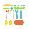 Kit 8 cans 59 g Soft Dough with tools Barbecue (3+ years)