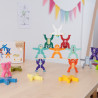 Aliens Tower stacking figures, wooden educational toy (3+ years)