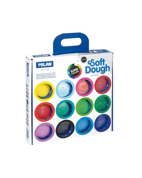 Kit 16 cans 30 g Soft Dough assorted colours (incl. Neon and Glitter) (3+ years)