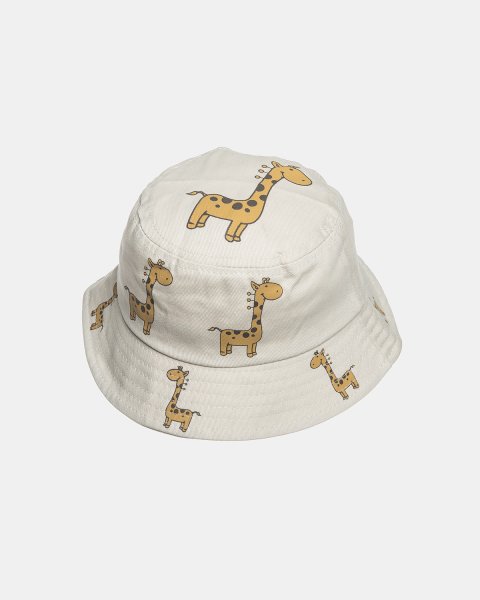 Bucket hat with giraffe print (1 year)