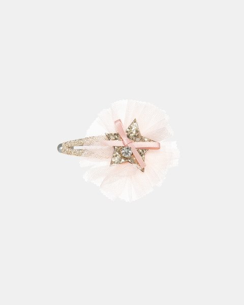 Hair clip with tulle
