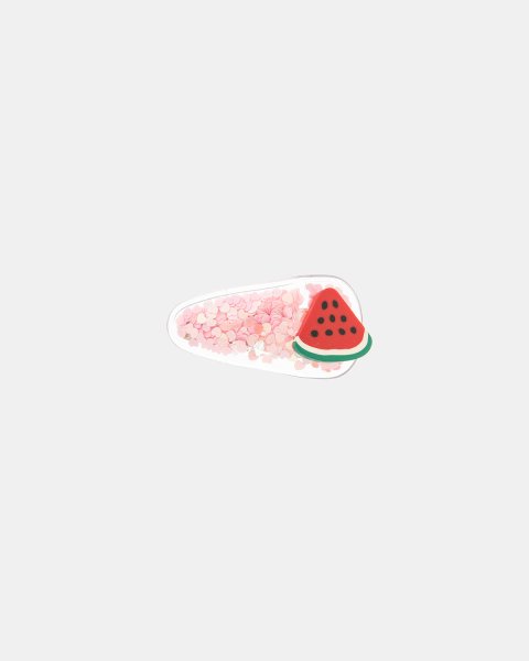 Hair clip with fruit