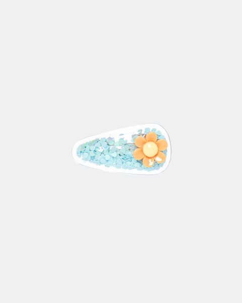 Hair clip flower