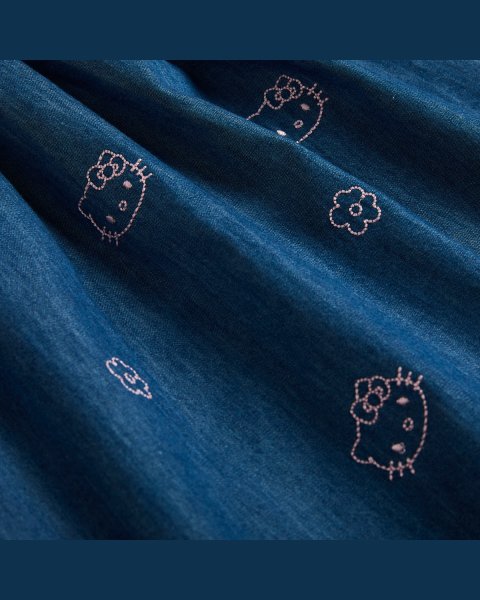 Dress Hello Kitty with embroidery (18 months-5 years)