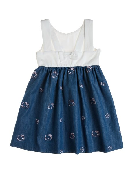 Dress Hello Kitty with embroidery (18 months-5 years)