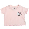Σαλοπέτα τζιν Hello Kitty με μπλούζα (12 μηνών-8 ετών)