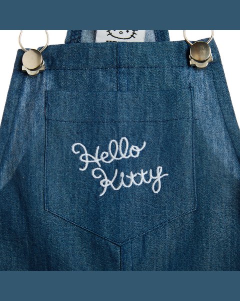 Denim overall Hello Kitty with top (12 months-8 years)