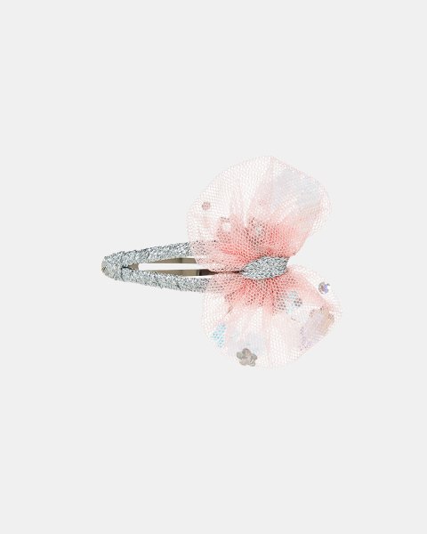 Hair clip with tulle