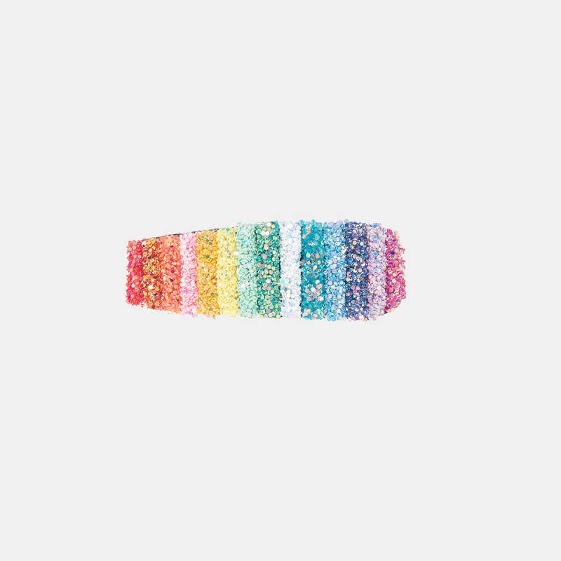 Hair clip with glitter