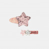 Hair clip with glitter and sequins 2-pieces