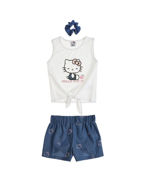 Σετ Hello Kitty με scrunchie (18 μηνών-5 ετών)