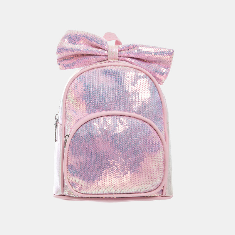 Backpack shine with sequins