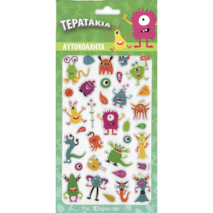 Stickers puffy - Monsters