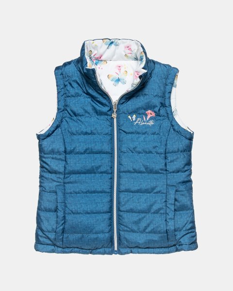 Double sided vest jacket with embroidery (12 months-5 years)