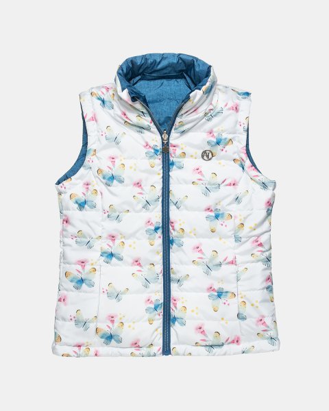 Double sided vest jacket with embroidery (12 months-5 years)