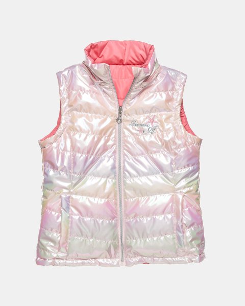 Double sided vest jacket with shiny effect (12 months-5 years)