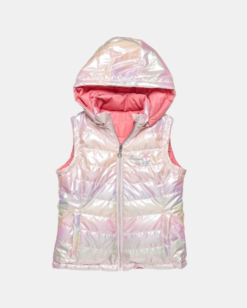 Double sided vest jacket with shiny effect (12 months-5 years)