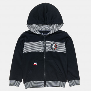 Zip hoodie with patch (9 months-5 years)