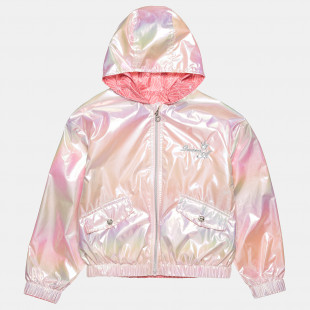 Lightweight double sided jacket with shiny effect (12 months-5 years)