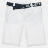 Shorts chinos with belt in 6 colors (6-16 years)