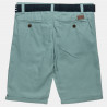 Shorts chinos with belt in 6 colors (6-16 years)