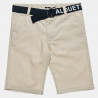 Shorts chinos with belt in 6 colors (6-16 years)