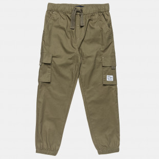 Cargo pants with a drawstring in the waistband (6-16 years)