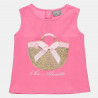 Sleeveless top with decorated bow (6-16 years)