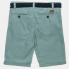 Shorts chinos with belt in 6 colors (12 months-5 years)