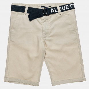 Shorts chinos with belt in 6 colors (12 months-5 years)